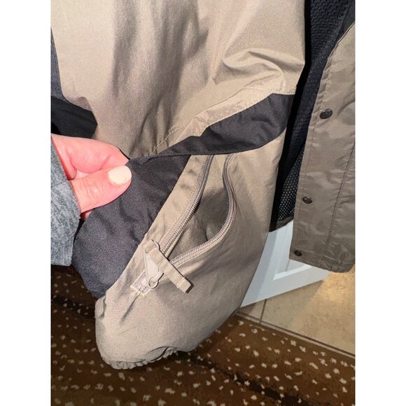 FootJoy DryJoys Golf Jacket L Lining Black/Taupe Mesh Lining Outdoor Windbreaker - Picture 13 of 14